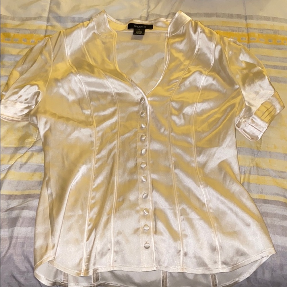 Arden B. silk blouse